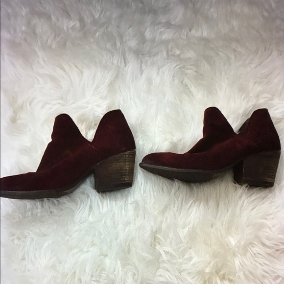 Steve Madden Deep Red Ankle Booties - Picture 4 of 6